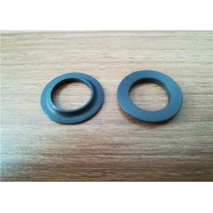 Oil Resistance Ptfe Seal Gasket , Black Low Friction Washers Non - Flammable