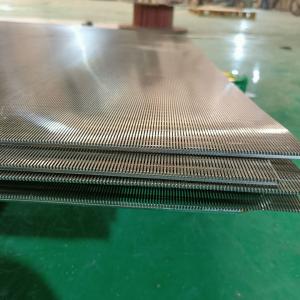 Payment Term Industrial Sieve Screen 0.8mm Minimum Orifice Diameter 0.10mm Minimum Slot Width