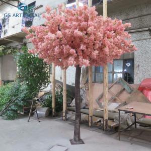 China Home Indoor Large Fake Cherry Blossom Tree / Artificial Pink  Blossom Tree supplier