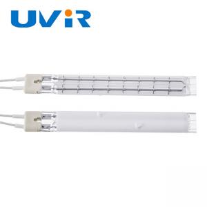 China 1500W Twin Tube Infrared Lamps , Ceramic Coating Short Wave Ir Heater supplier