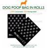 China Customized Packaging HDPE+D2W Biodegradable Dog Poop Bags, unscented custom dog poop bag with private label wholesale