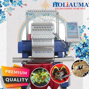 2020 single head embroidery machine HO1501N 450*650mm cap t-shirt flat 3d sequin cording computerized embroidery machine