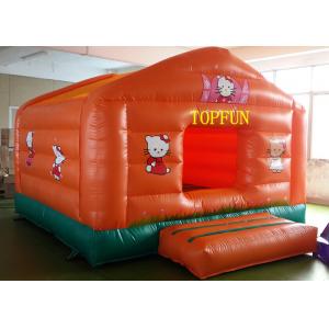 China Double Sewing PVC Tarpaulin Inflatable Jumping Castle Hello Kitty Bounce House supplier