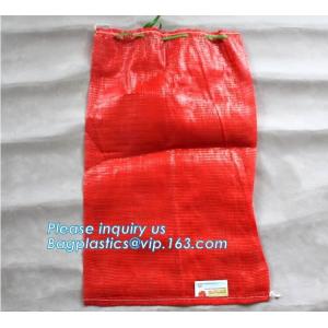 PP woven recycle potato mesh bag,mesh potato bags, onion sack, raschel mesh bag,raschel mesh bag for packing firewood