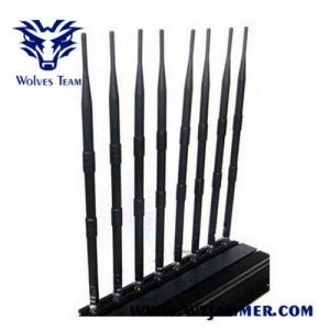 China Multifunctional 3G 4G Cell Phone Jammer , Wifi Signal Jammer High Gain Antennas supplier