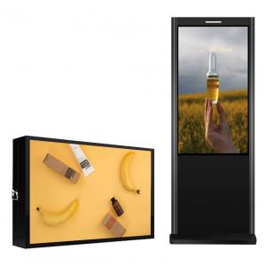 Wide Viewing Angle Outdoor Lcd Advertising Player 55" Wifi / Ethernet Connectivity