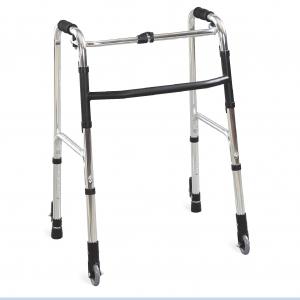 100kgs Affordable Folding Walking Frames With Wheels For Adults Elderly 2pcs/Ctn