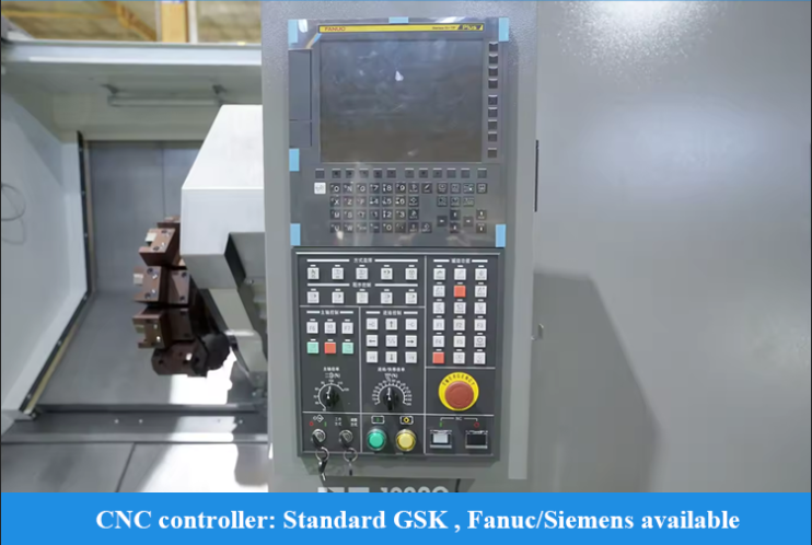China SMTCL Slant Bed CNC Lathe T5.2-1000Q BMT 8 Positions Servo Turret Servo Drive Tailstock CNC Lathe wholesale
