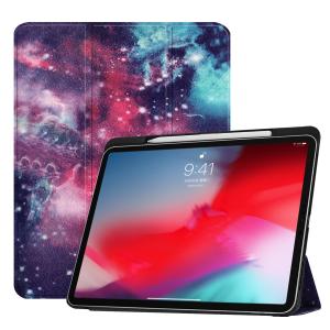 iPad Pro 11 Smart Case with Pencil Holder Leahter iPad Pro 11 2018 Cover