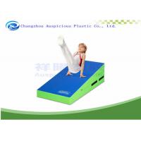 China 120x60x30cm Blue Square Kids Gymnastics Incline Wedge Mat for sale