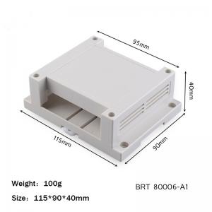 China Din Rail Plastic Enclosures ABS Junction Box For Electronic Power Distribution Box 115*90*40mm supplier