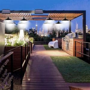 China Intelligent LED Solar Lamp Remote Control Warm White IP67 15W LED Solar Light wholesale