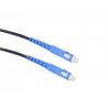 FTTH Figure 8 Flat Drop Cable Fiber Optical Patch Cord SC Connector 200M Black 2