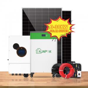 China 2.5kw 3.5kw 5kw Outdoor Solar Energy System Solar System Off Grid On Grid Kit supplier