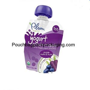 China Spout pouch for juice with custom printing volume food grade BPA free supplier