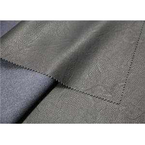 100% Viscose Embossed PU Leather 300 Gsm Anti - Mildew For Clothing Fabric