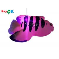 China Stage Hanging Decoration 2m Inflatable Tropical Fishes With Led Lights on sale