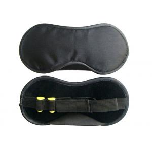 China Light Proof Novel Sleep Blindfold Eye Mask Satin And Velvet Material With Earplugs For Travel supplier