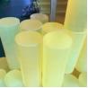 China Yellow Polyurethane Or Nylon Plastic Rod , 300 - 500mm Length PU Bar wholesale