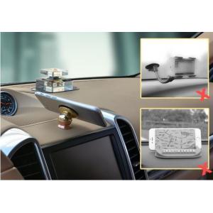 China 360 Rotating magnetic car cell mobile phone holder Magnetic Car Mount Metal stand supplier