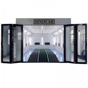 China Fire Resistant Mobile Car Paint Booth 48W LED 8.9 M Car Oven Paint Spray Booth supplier