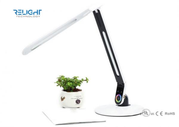 LED Screen Rechargeable Battery Operated Desk Lamp With Calendar and Alarm Clock