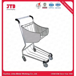 Aluminium 6063 Airport Luggage Trolly ODM Small Shopping Cart With Wheels