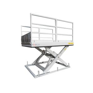 China Customization M3-025130-D2K Loading Dock Table with Handrail and Loading Flap on sale