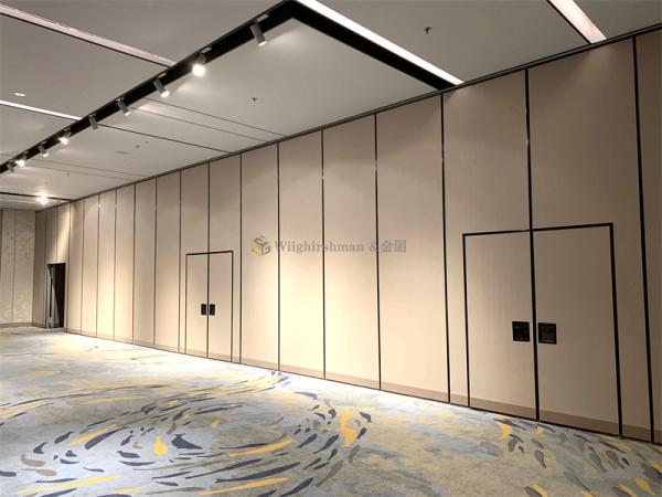 Fireproof Temporary Wall Divider Modular Retractable For Conference Room