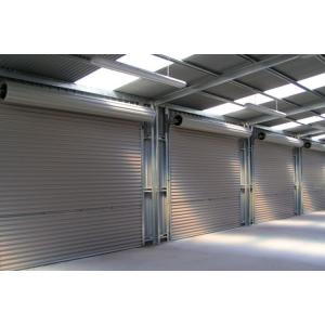 Perspective Ventilation Security Roller Shutters , Baking Paint Stainless Steel Shutters