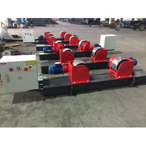 China Bolt Adjustment Heavy Duty Roller Stand , Hand Control Box Conventional Welding Rotator supplier
