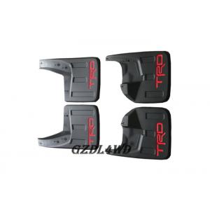 Matt Black TRD Front And Rear Mud Flaps For Toyota Hilux Revo 2016