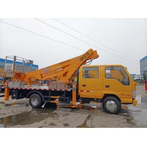 China Isuzu 22m Hydraulic Aerial Work Platform Truck Man Lift Telescope 360°Turn Around supplier