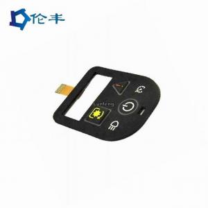 Metal Dome Silicone Rubber Keypad Membrane Switch 3M9080 Adhesive PET