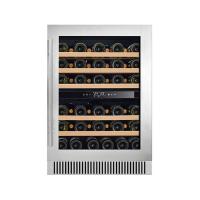 China LD-60D R600a 150L Double Zone Wine Display Fridge For Wine Storage on sale