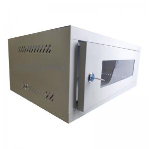 China Temperature Control 6U Network Rack With Fan Assisted Ventilation For Data Centers supplier