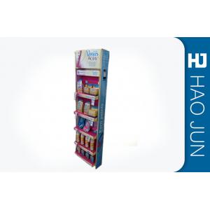 Floor Standing Cardboard Display Stands For Cosmetics , Cardboard Presentation Boxes