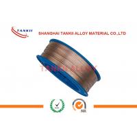 China 0.83×3.0mm Manganin Flat Wire With bright Color Packed On Bobbin Used For Ammeter Shunts / Resistor for Cryogenic System on sale