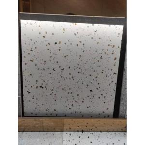 White Terrazzo Look Ceramic Tile 600x600mm Chemical Resistance
