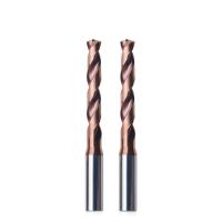 China Custom Carbide Tungsten Drill Bit Hss Straight Taper Shank 2 Flutes on sale