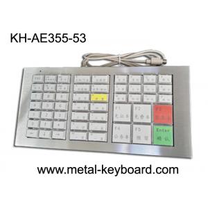 China Mechanical Ruggedized Keyboard , Stainless Steel Panel Keyboard supplier