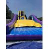 Weightless Inflatable Slide Customized Color Commercial PVC Tarpaulin Material