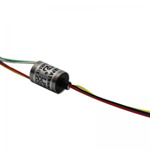 Mini Rotary Slip Ring 6 Circuit 0.5A Working Voltage 48V