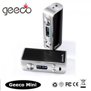 Variable Voltage 1-60w Mini Vape Mod Zero Mini Mod Box Geeco Mini 60w TC Vaporizer ECig