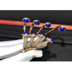 Charming 18K Gold Diamond Bracelet , Piaget Possession Open Bangle Bracelet