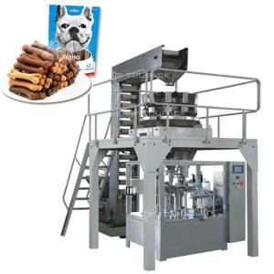 Stand Up Pouch Doypack Packing Machine Long Biscuits Ice Pops Quantitative Weighing And Packaging Line
