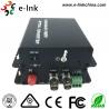 China 720P / 960P AHD CVI TVI Over Fiber Converter , Multimode Fiber Media Converter wholesale