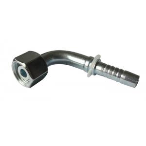 45 Degree Elbow Industrial Hose Fittings , Female 24 Cone Thread 20441-T Metric Hose Fittings