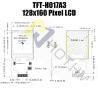 1.44 inch square display128x128 arduino ST7735 MCU TFT LCD DISPLAY