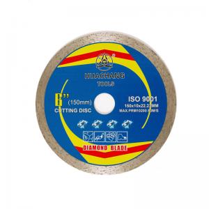 China 6 inch wet tile saw diamond blade for miter saw 22.23mm bore 150mm tile cutting blade supplier